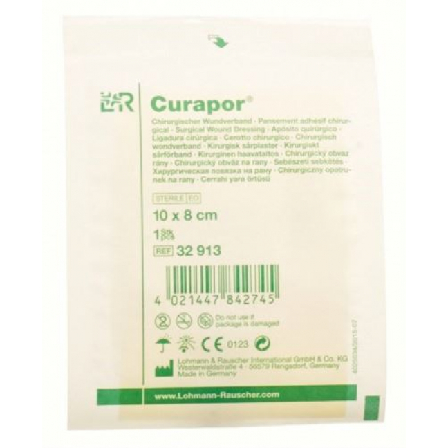 CURAPOR CHIR WUNDVER 10X8CM