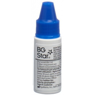 Bgstar Normale Kontrolllosung Flasche