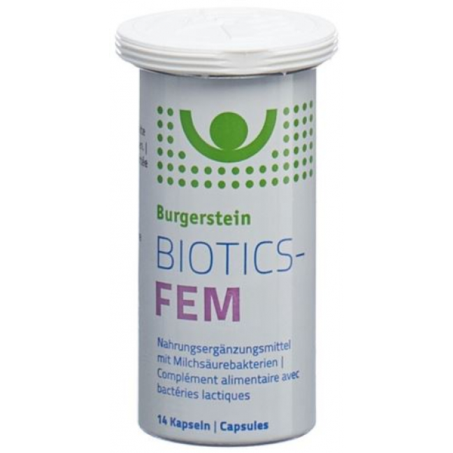 Burgerstein Biotics-Fem Kapseln 14 Stück