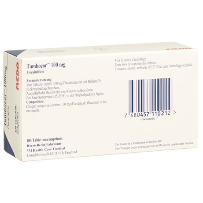 Tambocor 100 mg 100 tablets