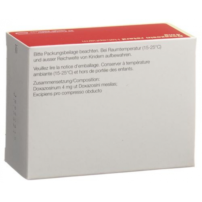 Doxazosin Retard Helvepharm 4 mg 98 tablets