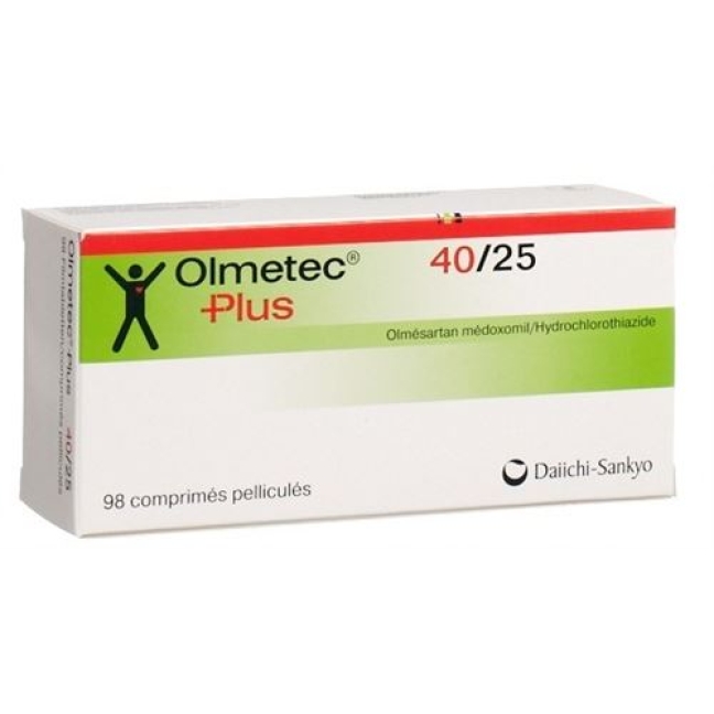 Olmetec Plus 40/25 98 filmtablets