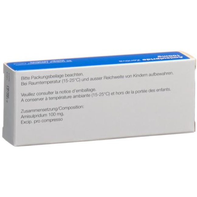 Amisulpride Zentiva 100 mg 30 tablets