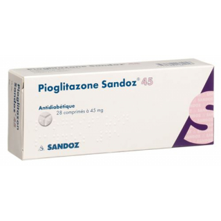 PIOGLITAZON SANDOZ 45MG