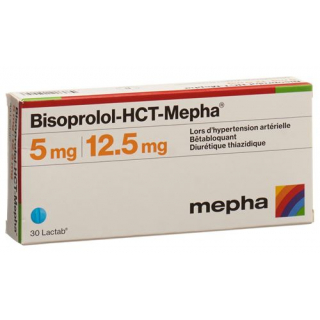 Bisoprolol HCT Mepha 5/12.5 mg 100 Lactabs