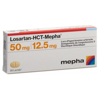 Losartan-HCT Mepha 50/12.5 mg 98 Lactabs