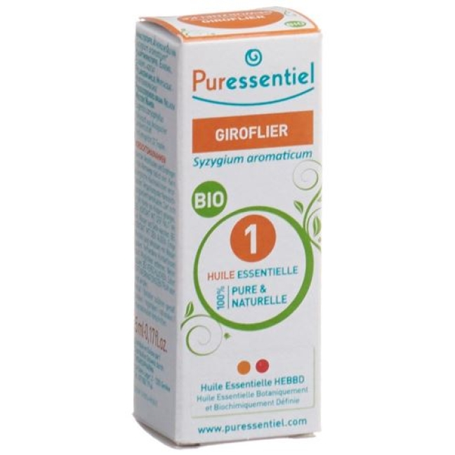 Puressentiel Nelken эфирное масло Bio 5мл