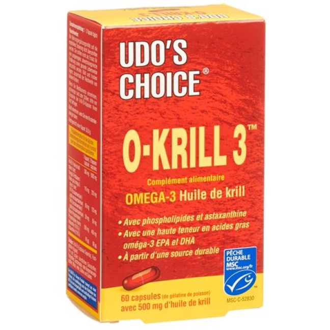 Udos Choice O-krill 3 Licaps 60 штук