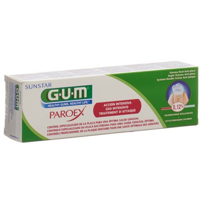 Gum Sunstar Paroex Zahnpasta 0.12% Chlorhex 75мл