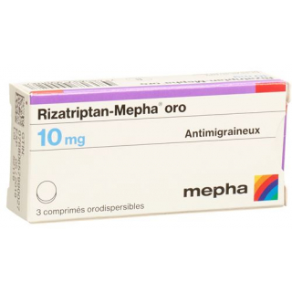 Rizatriptan Mepha Oro 10 mg 12 Schmelz tablets