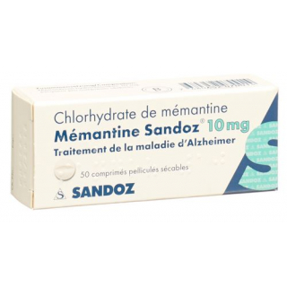 Memantin Sandoz 10 mg 50 filmtablets