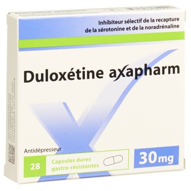 Дулоксетин Аксафарм 30 мг 28 капсул