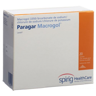 PARAGAR MACROGOL PLV BTL 20 ST