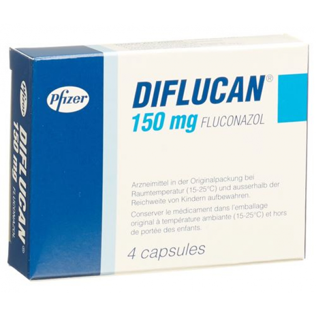 Дифлюкан 150 мг 4 капсулы