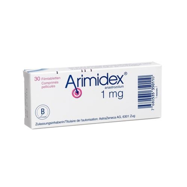 Arimidex 1 mg 100 tablets