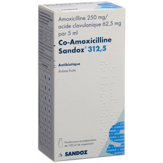 CO Amoxicillin Sandoz 312.5 mg 100 ml