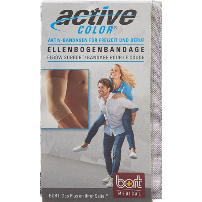 Bort Aktive Color Ellenbogenbandage размер M -28см телесный цвет