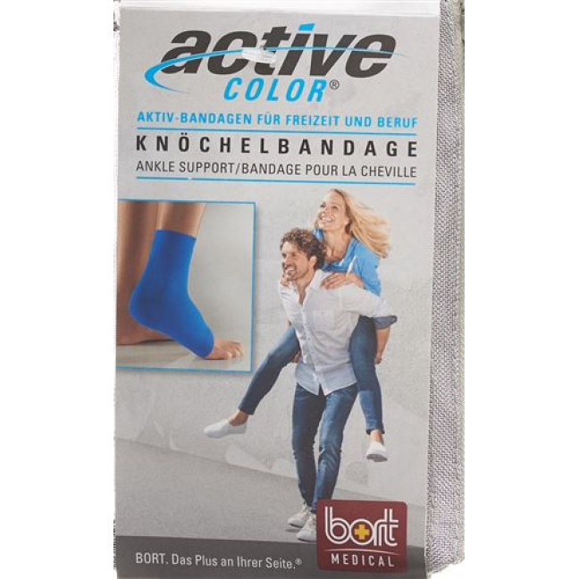 Bort Aktive Color Knochelbandage размер L +23см Blau