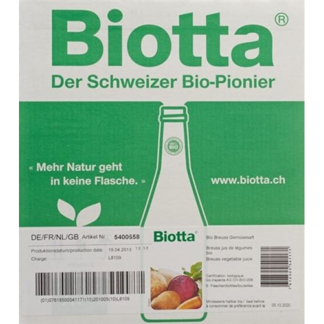 BIOTTA BREUSS BIO GEMUESE