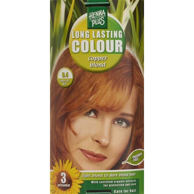 Henna Plus Long Last Colour 8.4 Goldkupferblond