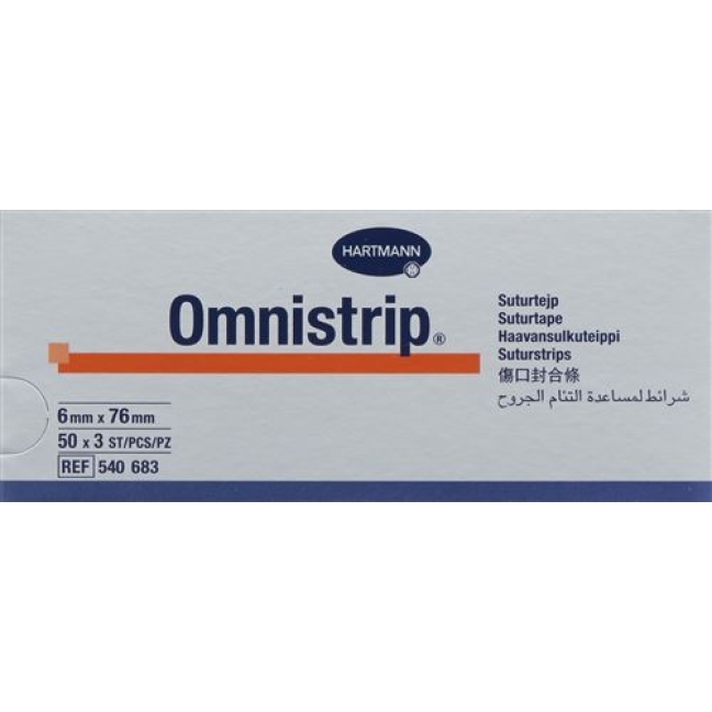 Ленты для зашивания ран OMNISTRIP 6х76мм 150 шт.