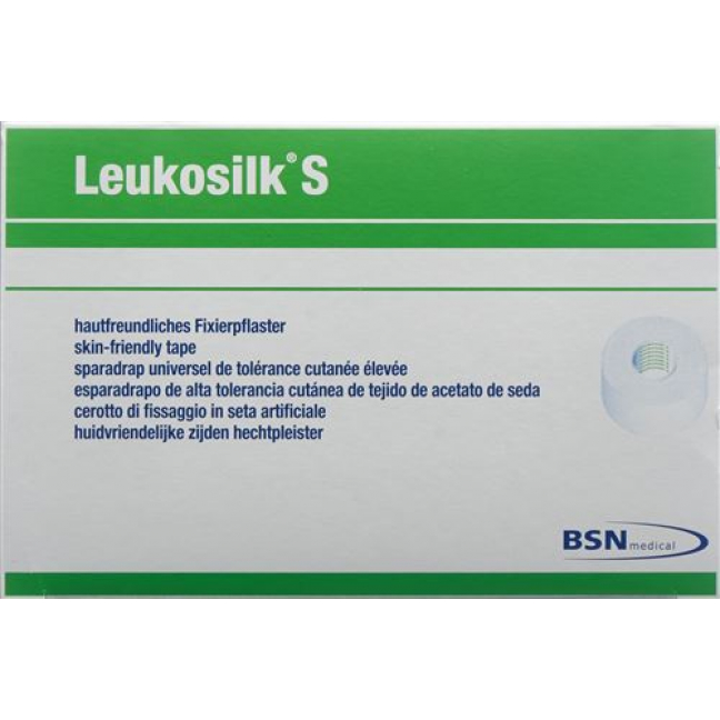 Leukosilk S Heftpflaster 9.2мX2.5см Weiss 12 штук