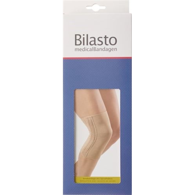 Bilasto Kniebandage mit 2 Spiralfedern размер XXL Beige