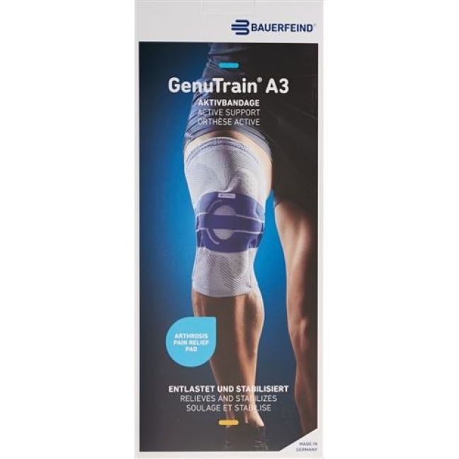 GenuTrain A3 активная повязка Knie размер 5 Rechts Titan