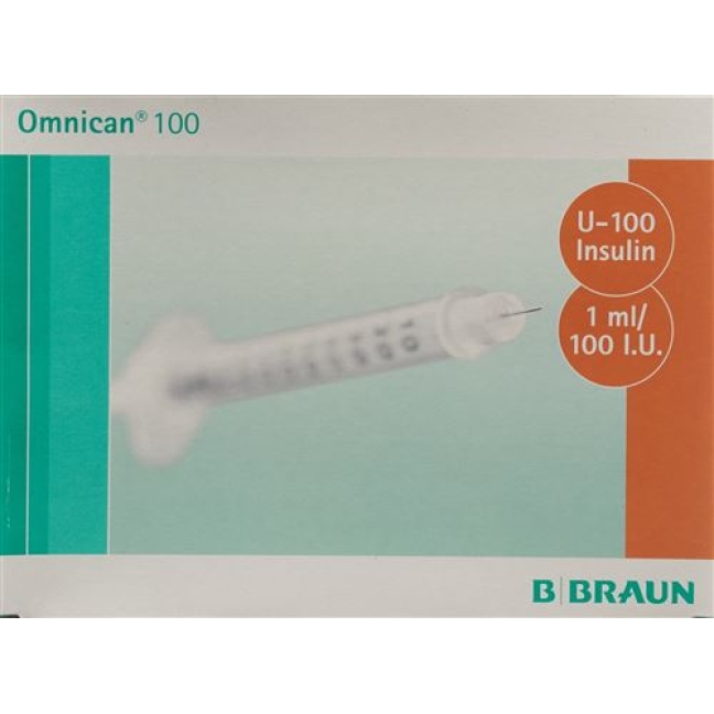 Omnican Insulin 100 1мл 0.3x12мм G30 Einzel 100 X