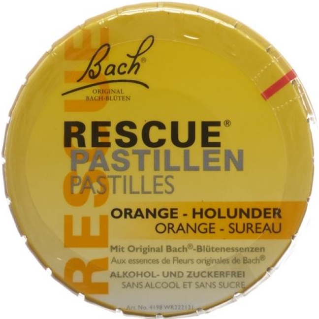 Bachbluten Rescue пастилки Orange