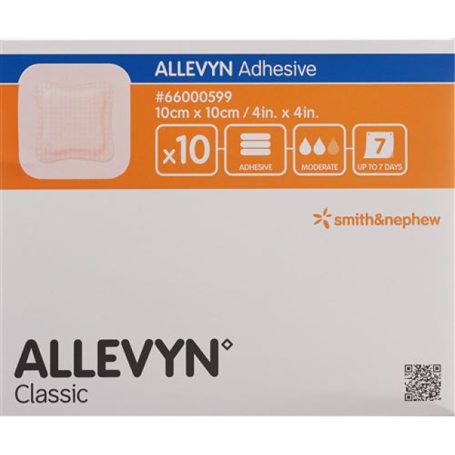 Allevyn Adhesive Wundkompressen 10x10см 10 штук