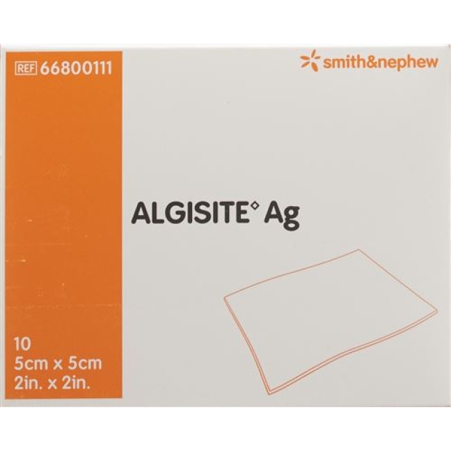 Algisite Ag Alginat Kompressen 5x5см 10 штук