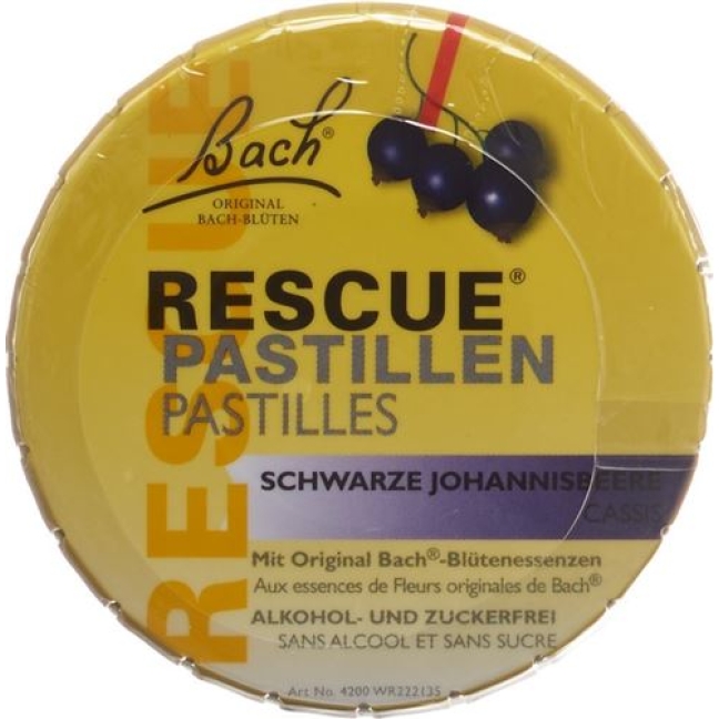 Bachbluten Rescue пастилки Blackcurrant