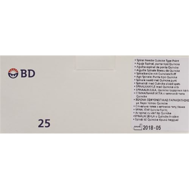 BD YALE SPINAL NADELN 22G 0.7X