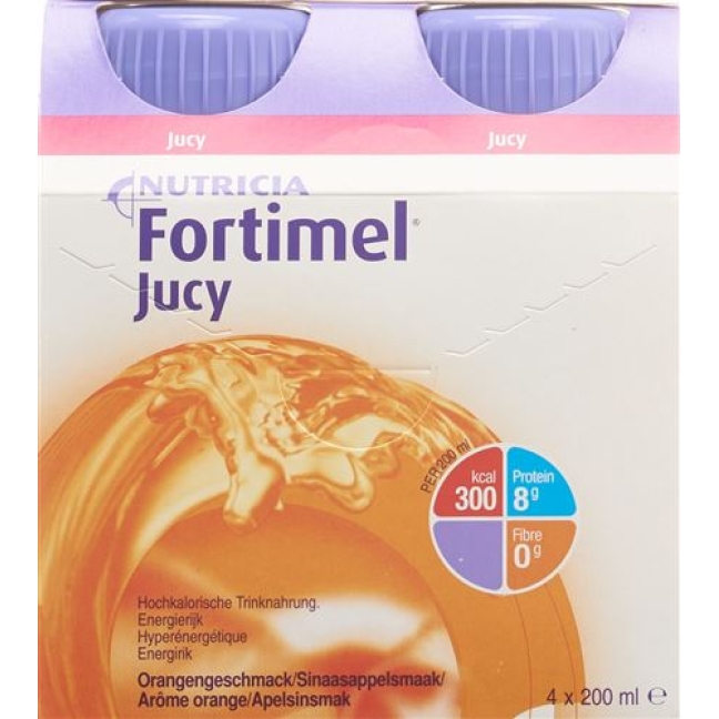 FORTIMEL JUCY ORANGE 4 FL