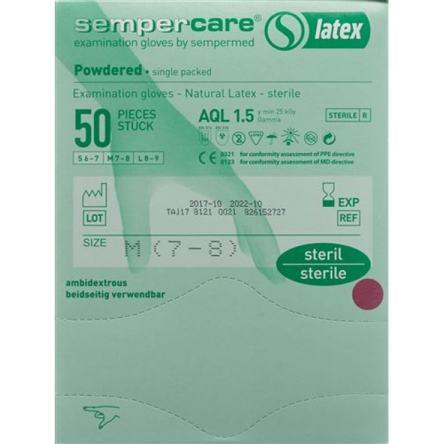 SEMPERCARE HANDSCH M LATEX GEP