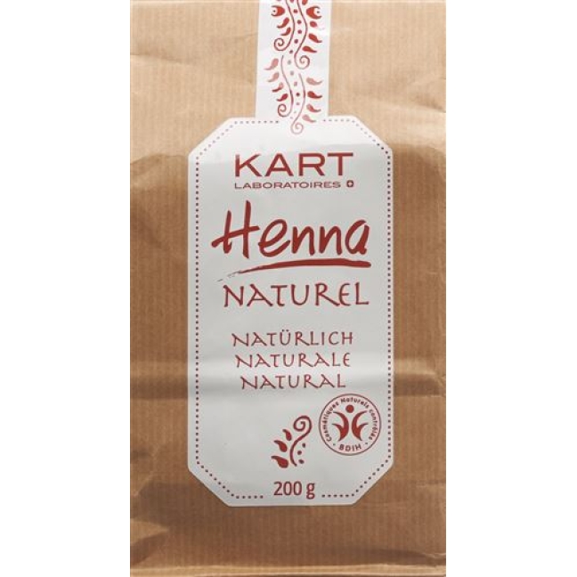 Kart Henna Pulver Naturlich Bdih Sachet 200г