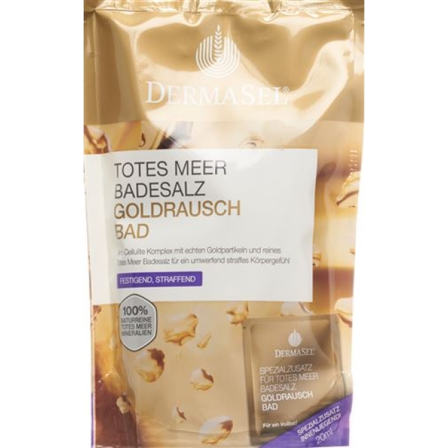 DermaSel Badesalz Gold + 20мл 400г