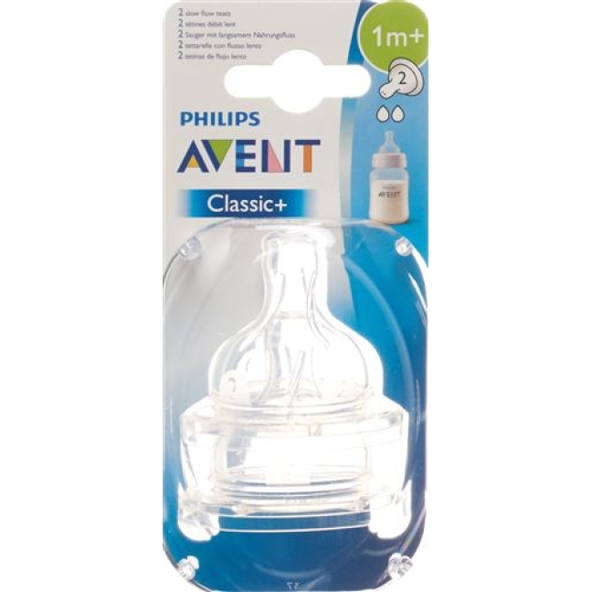 Avent Philips Tee Sauger 2 Loch Silikon 2 штуки