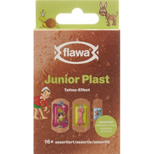 Flawa Junior Plast Pinocchio Assortiert 16 штук