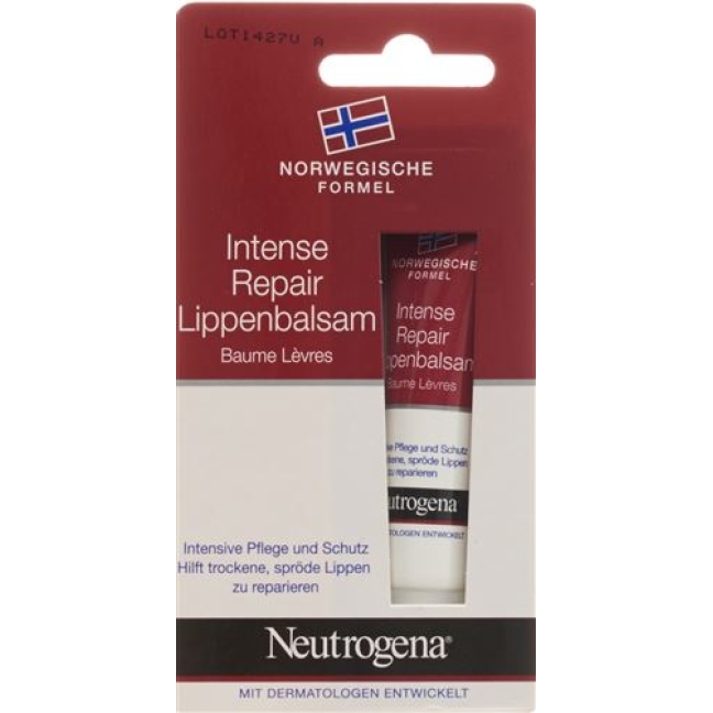 Neutrogena Intense Repair бальзам для губ 15мл