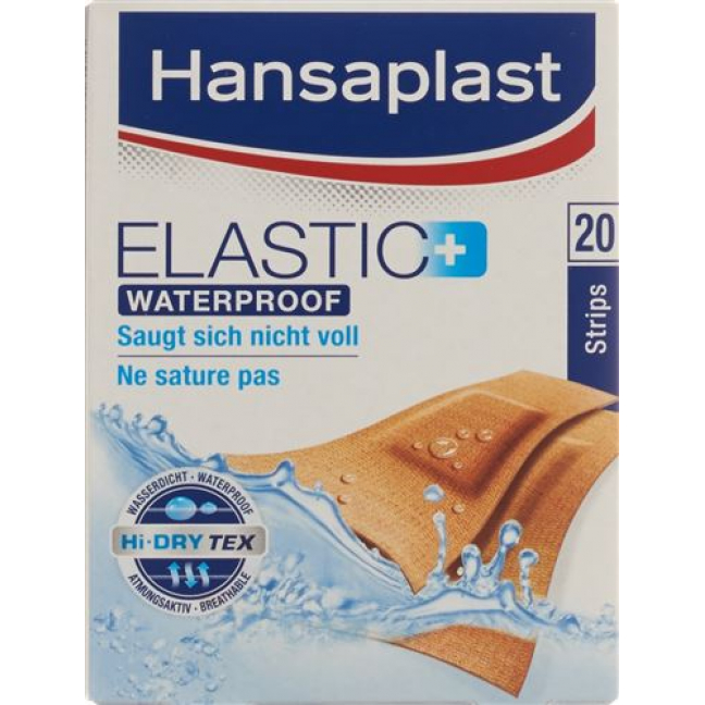 Hansaplast Elastic Waterproof Strips 20 штук