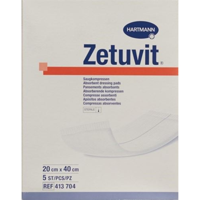 Zetuvit Absorptionsverband 20x40см Steril 5 штук