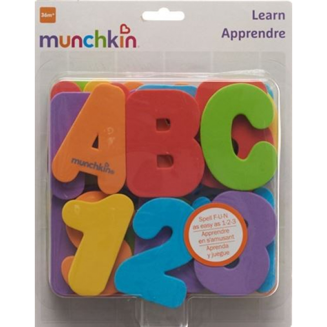 MUNCHKIN BADE BUCHSTABEN+ZAHLE