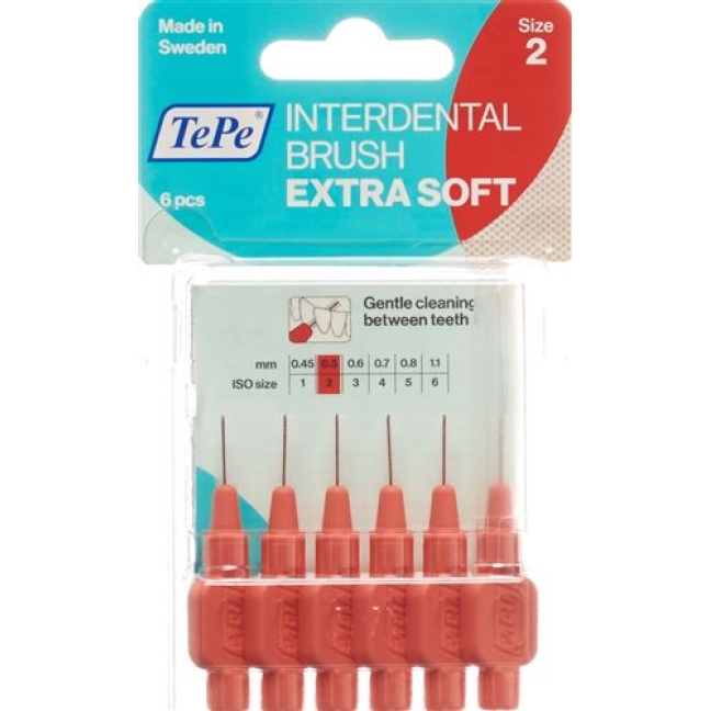 TePe Interdentalbursten X-soft 0.5мм 6 штук