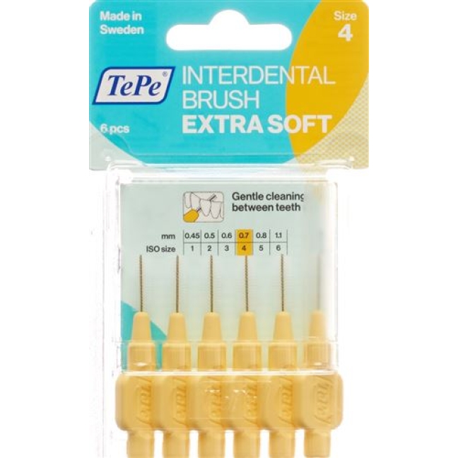 TePe Interdentalbursten X-soft 0.7мм 6 штук