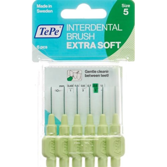 TePe Interdentalbursten X-soft 0.8мм 6 штук