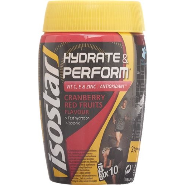 Isostar Hydrate & Perform Red Fruits порошок 400г