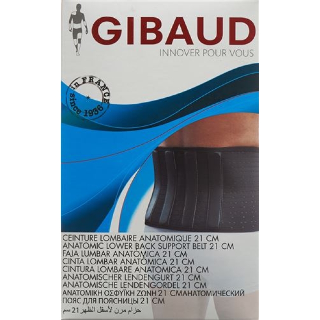 Gibaud Lendenstutzgurtel 21см L102-114см Anat