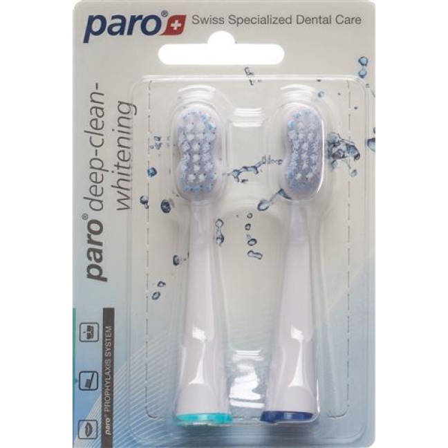 Paro Deep Clean White Ersatzzahnburste Sonic 2 штуки